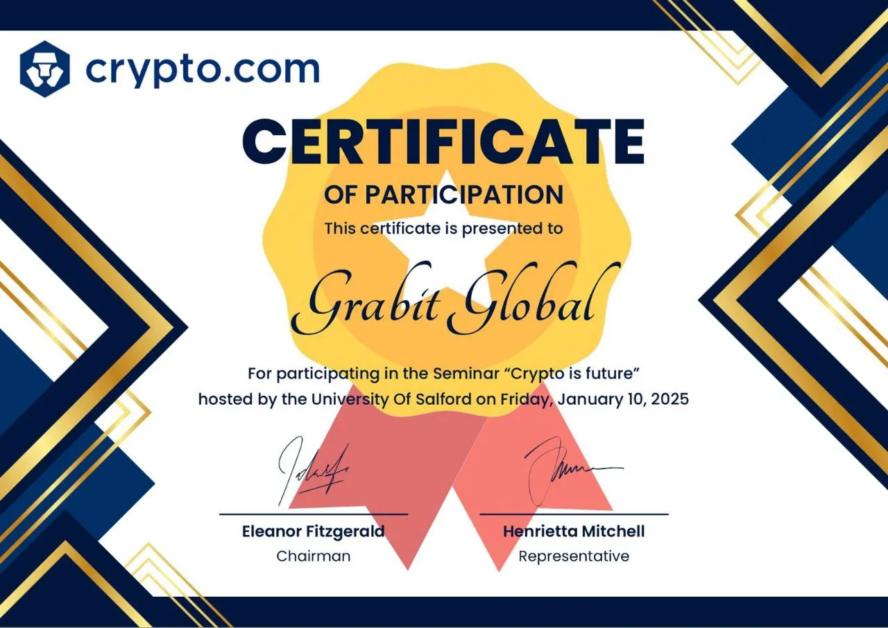 Recognition Certificate